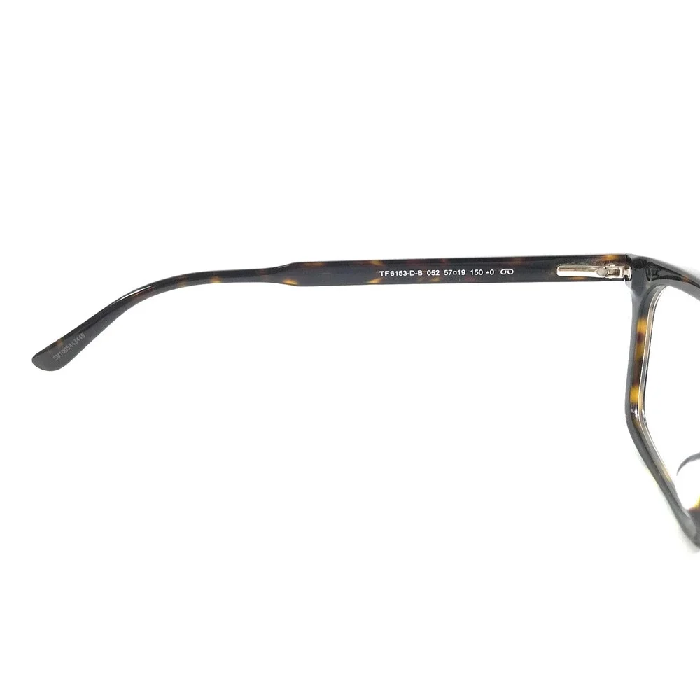 Tom Ford Eyeglasses Frames TF6153-D-B 052 Asian Fit w Magnetic Clip-on 57-19-150